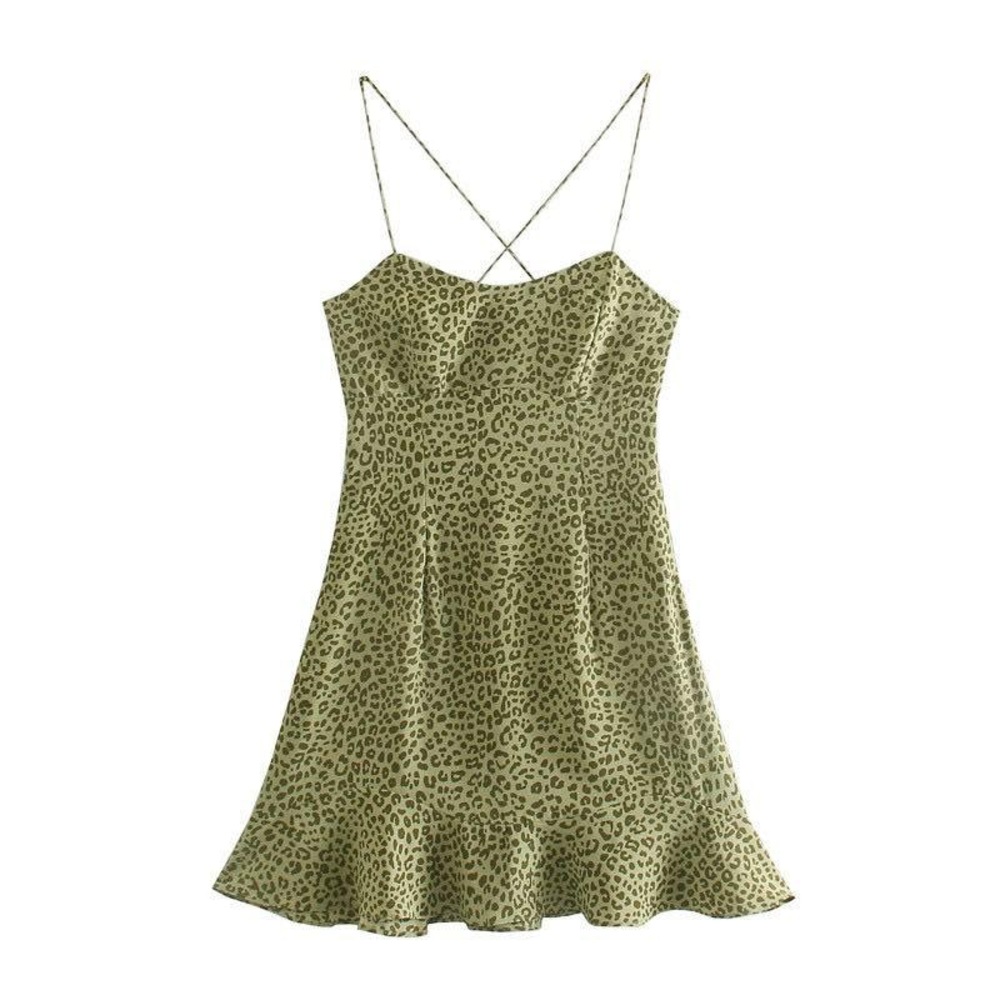 ZARA Animal Print Dress